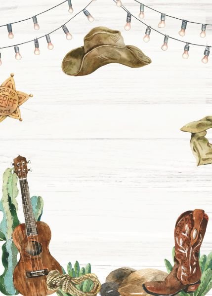 Vintage Western Poster