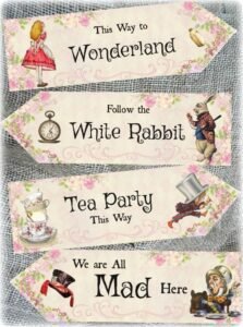 27 Whimsical Alice in Wonderland Tea Party Ideas