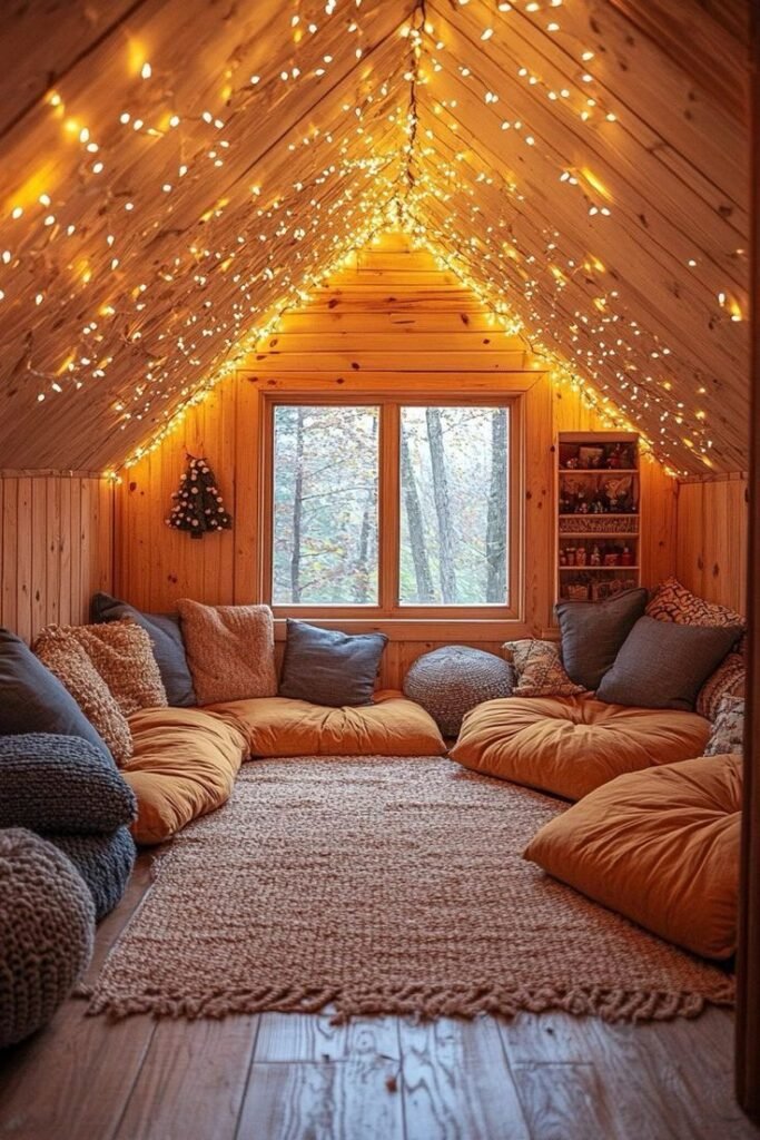 Low Ceiling, Cozy Cabin Vibe