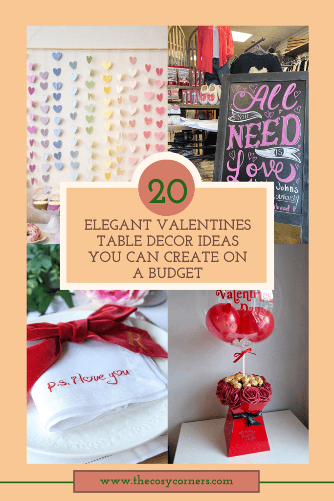 20 Elegant Valentines Table Decor Ideas You Can Create on a Budget