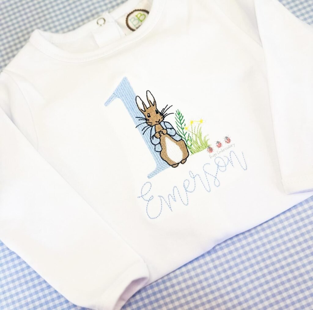 Vintage Bunny Iron-On Shirt