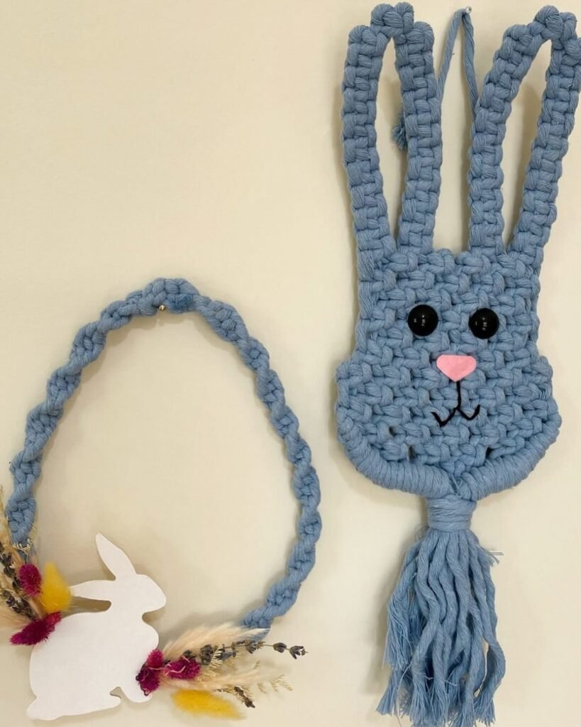 Fabric Easter Bunny Decor