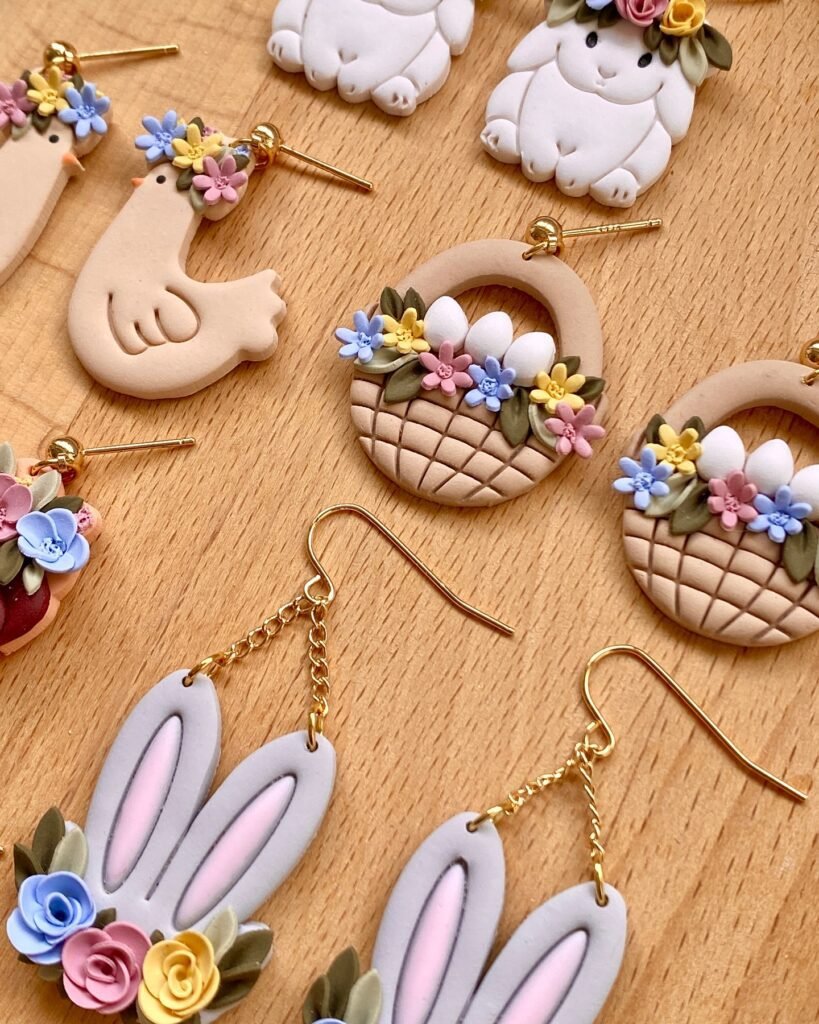 Handmade Easter Egg Earrings