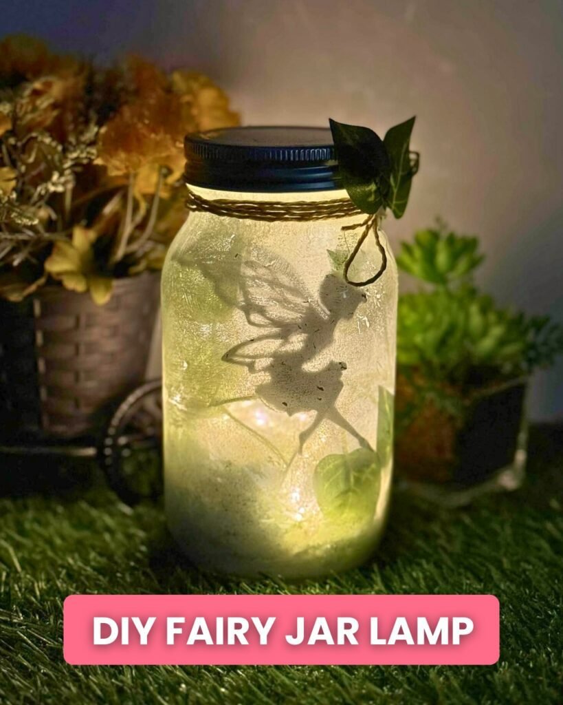 Mason Jars with Fairy Lights