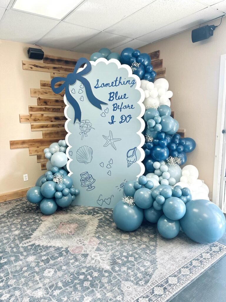 Sky Blue Baby Shower Theme