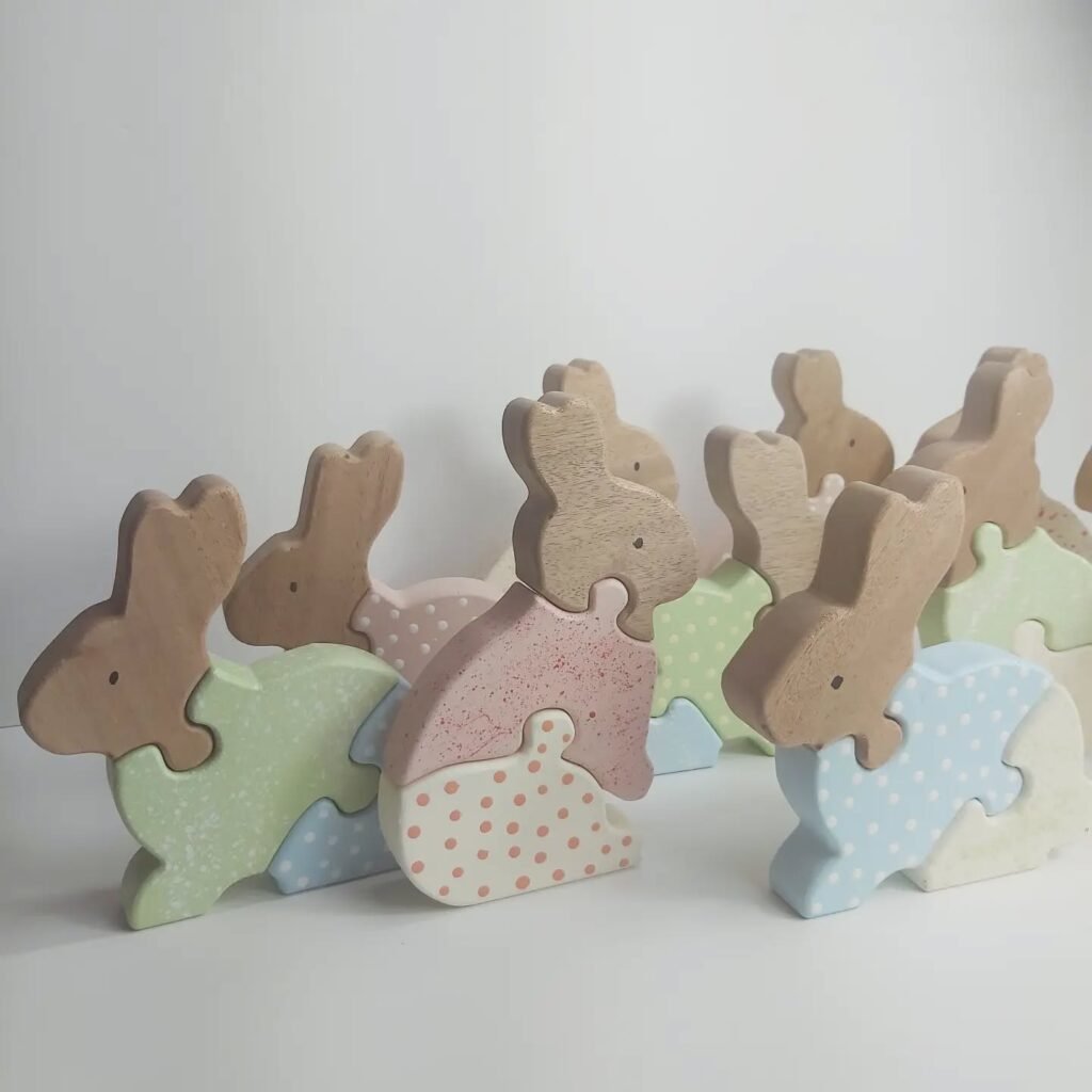 Decorative Wooden Bunny Craft