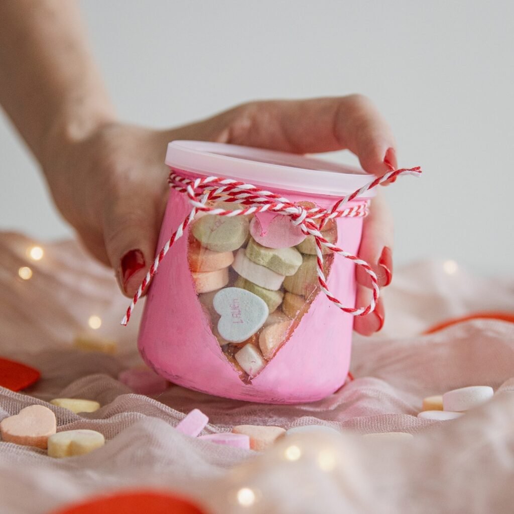 Glass Jars Filled with Candy