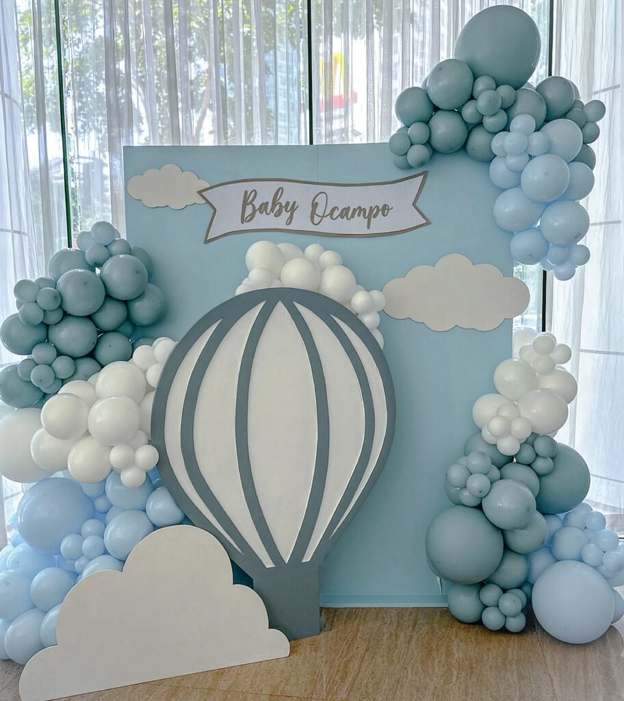 Hot Air Balloon Baby Shower Theme