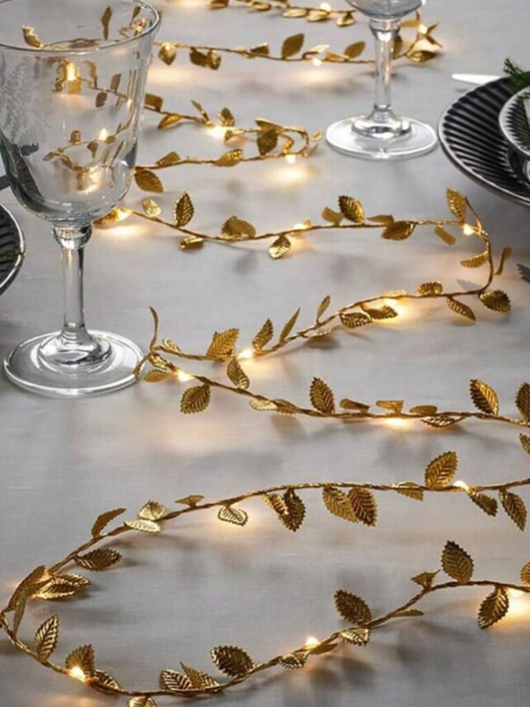 String Lights Table Decor