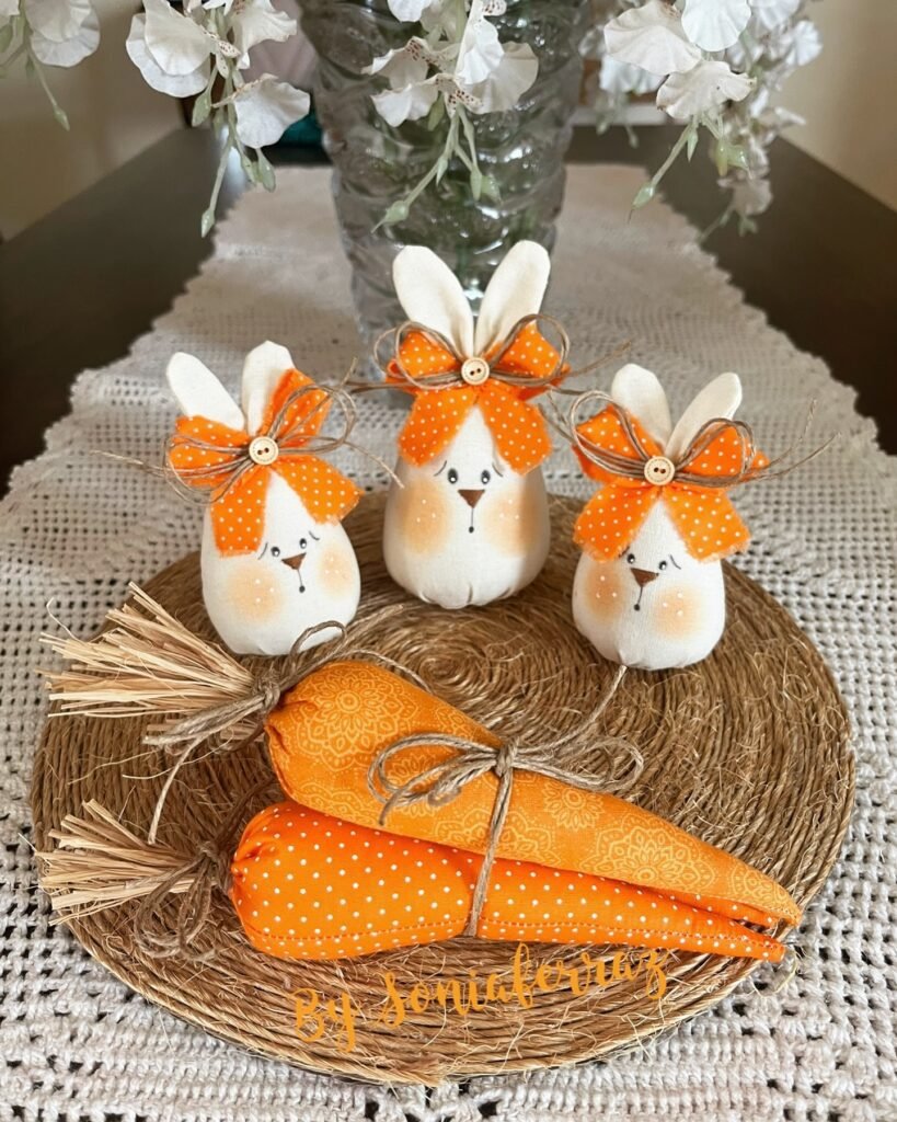 Bunny Cloche Table Decor