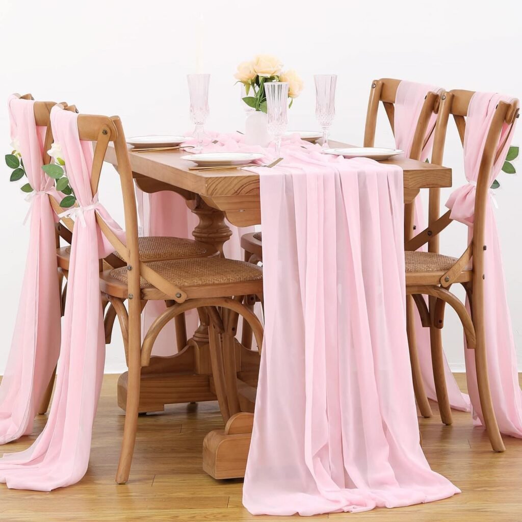 Red or Pink Table Runner