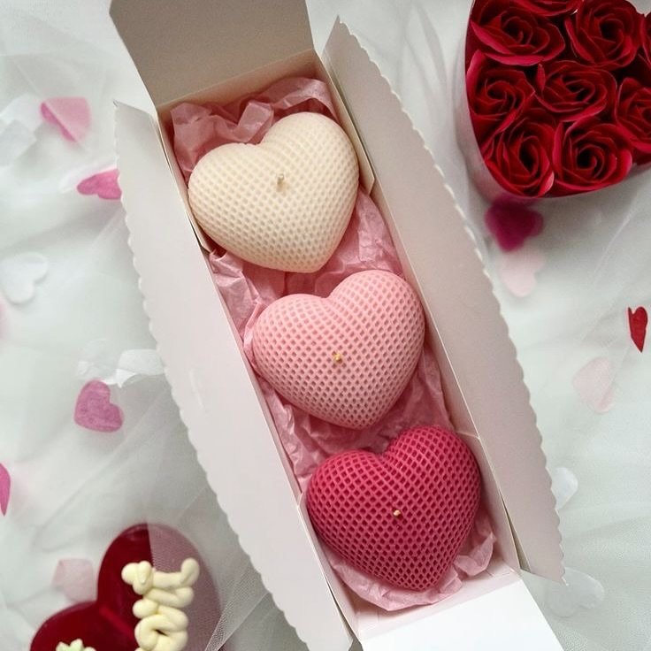 Heart-Shaped Candles