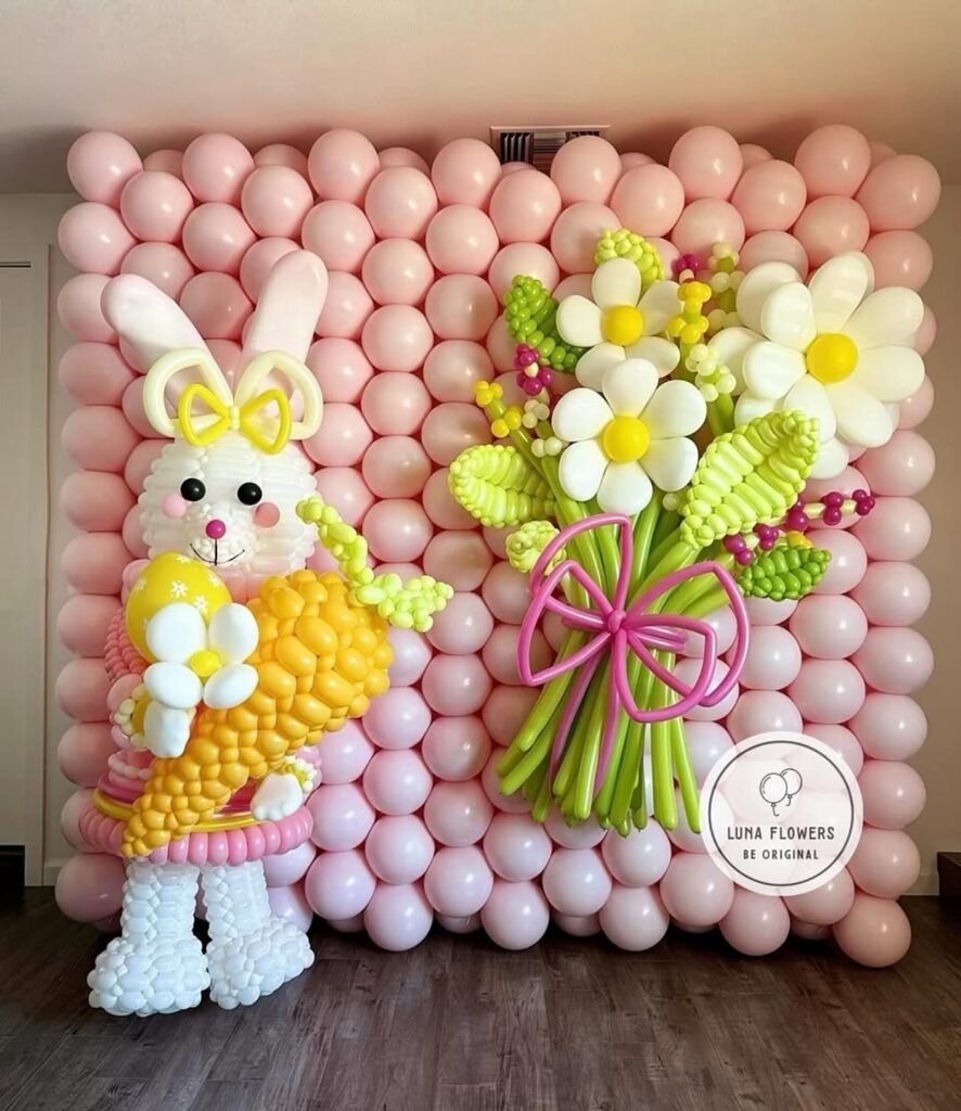 Stunning Easter Balloon Wall