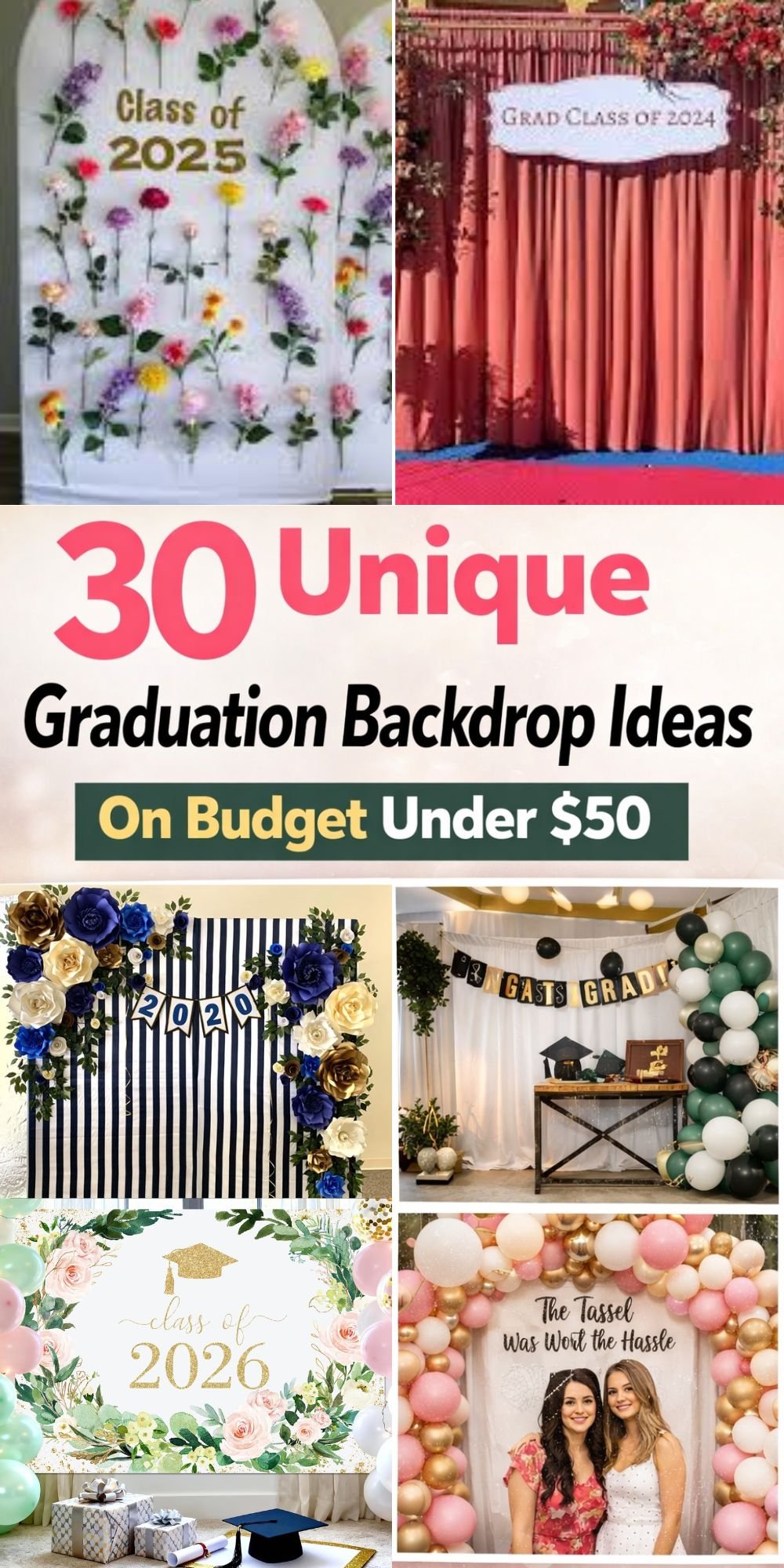 30 Unique Graduation Backdrop Ideas On Budget