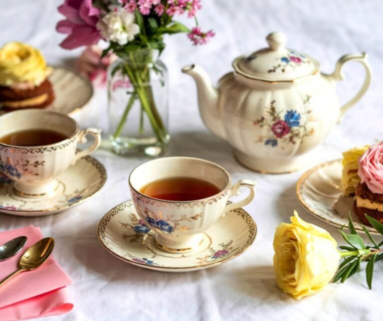 How to Host a Chic & Timeless Vintage Tea Party for Adults