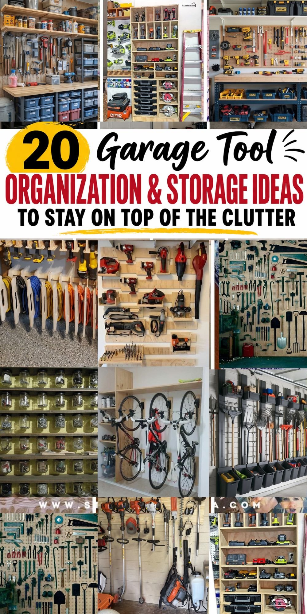Garage Tool Organization Ideas